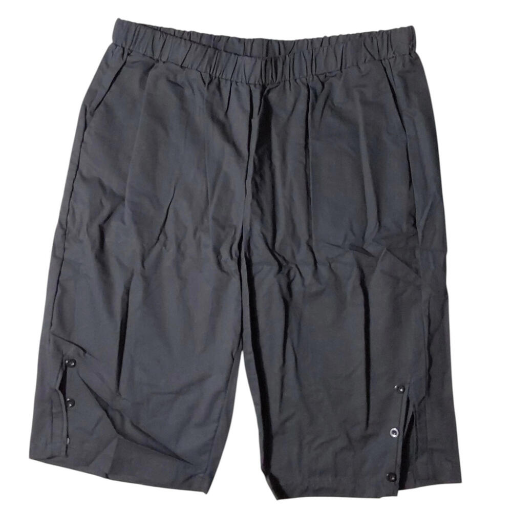 Women's Plus Size XL Elastic Waist Pockets Bermuda Shorts FREE SHIPPING